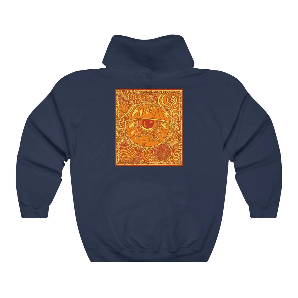 Limited Edition Cosmic Over Cosmetic Hooded Sweatshirt - Orange Rush