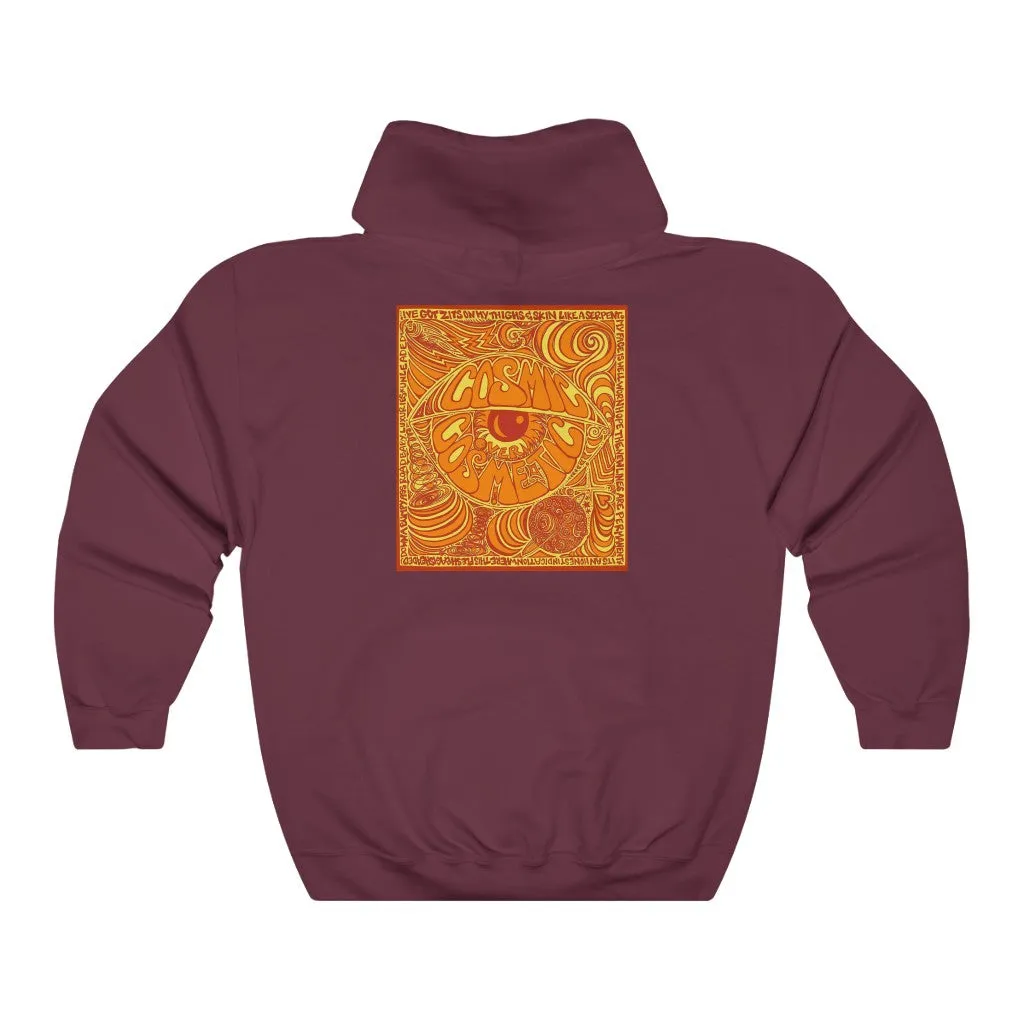 Limited Edition Cosmic Over Cosmetic Hooded Sweatshirt - Orange Rush
