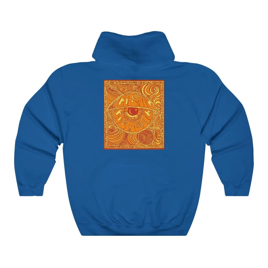 Limited Edition Cosmic Over Cosmetic Hooded Sweatshirt - Orange Rush