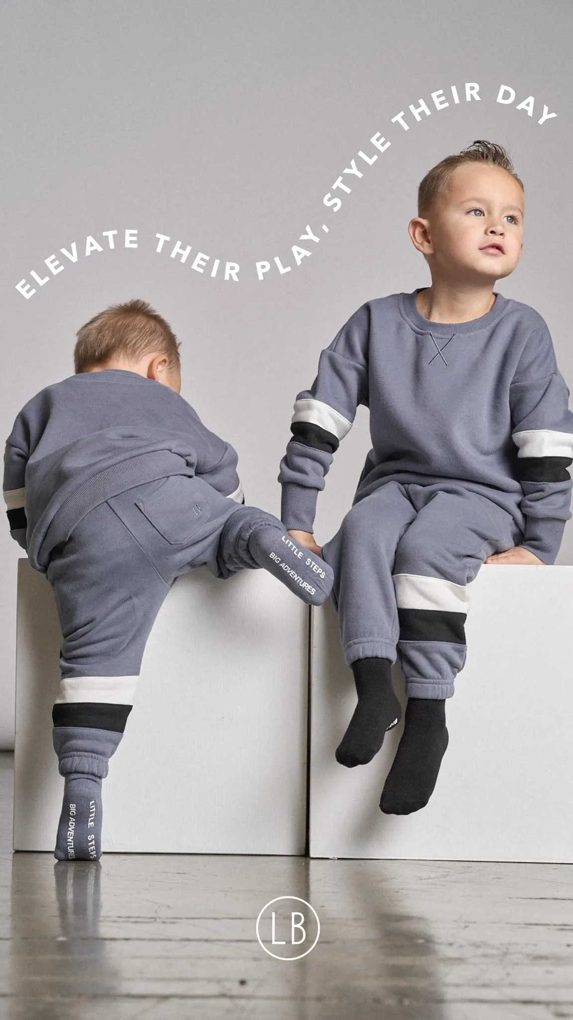Little Bipsy Block Elevated Sweatpant - Blue