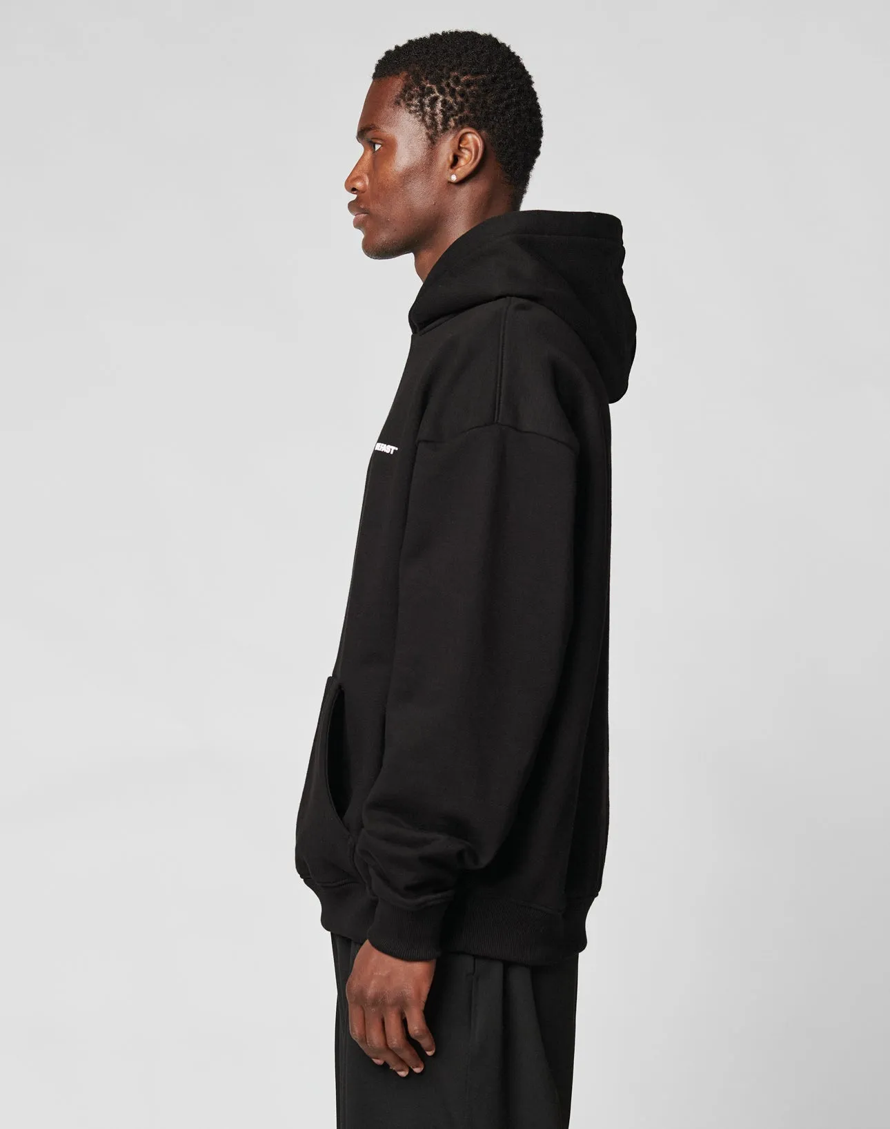 Live Fast Plain Hooded