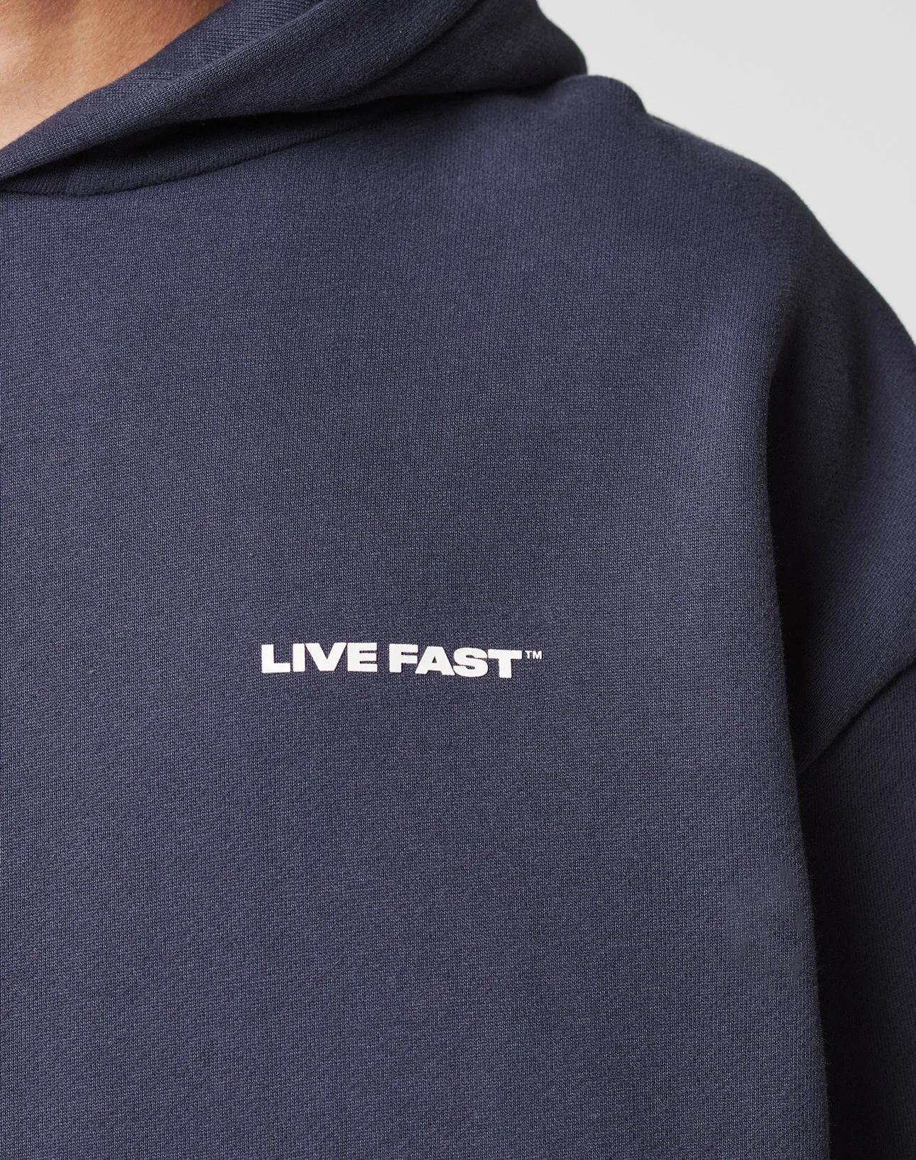 Live Fast Plain Hooded