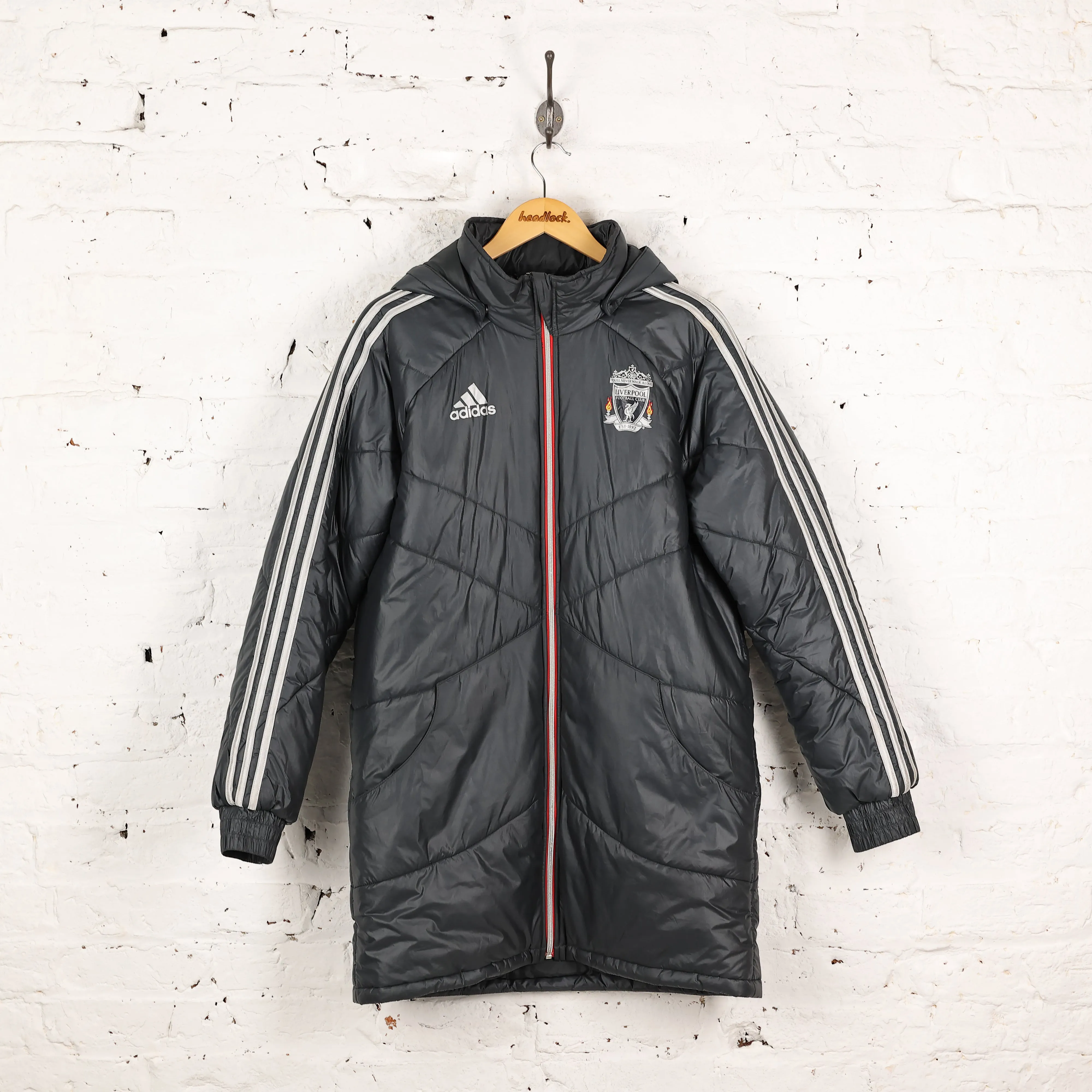 Liverpool 2011 Football Coaches Jacket - Grey - L