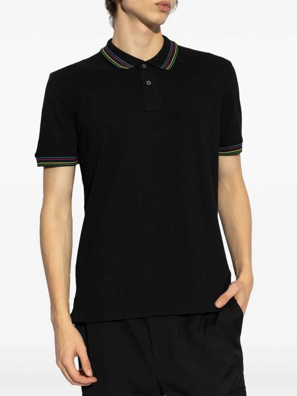 Logo cotton polo shirt