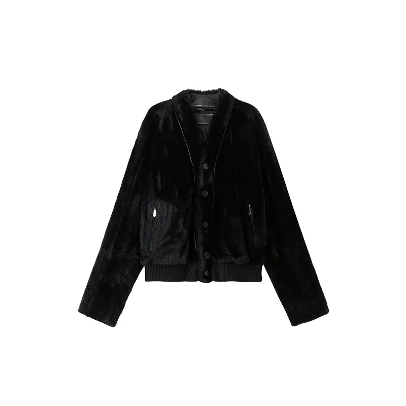 Lohmann Wool and Fur Coat