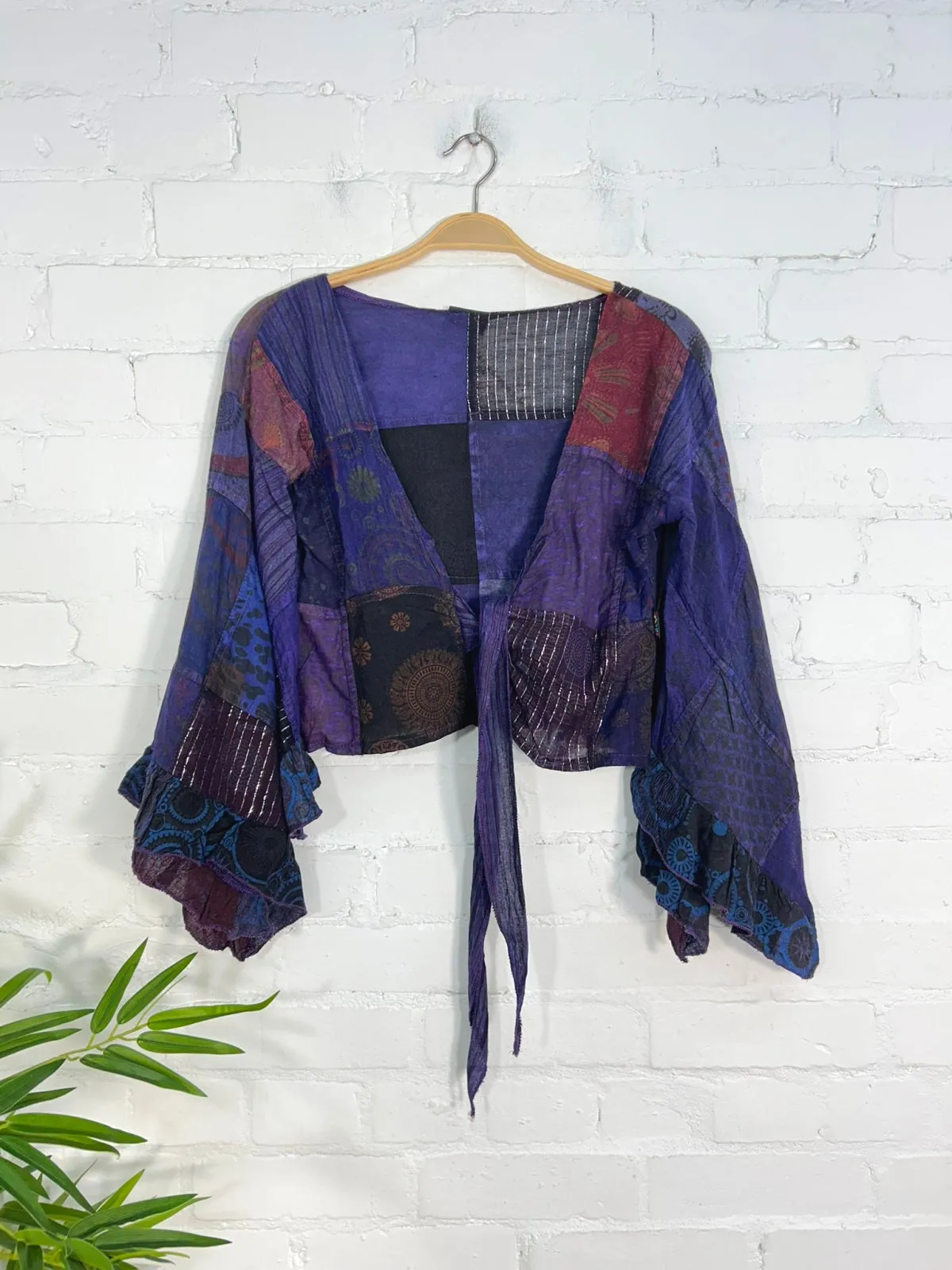 Long Sleeve Tie Top