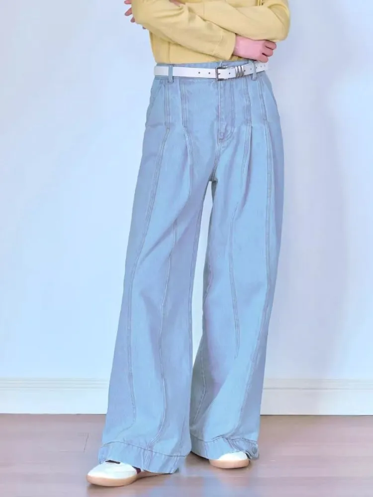 loose wide-leg pants