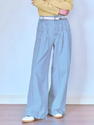 loose wide-leg pants