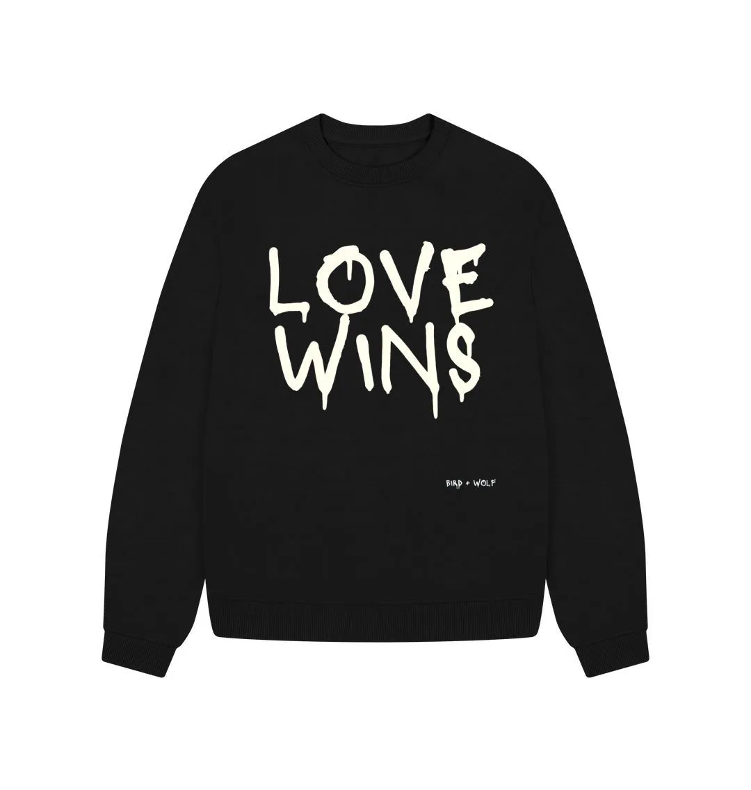 Love Wins Oversized Sweatshirt