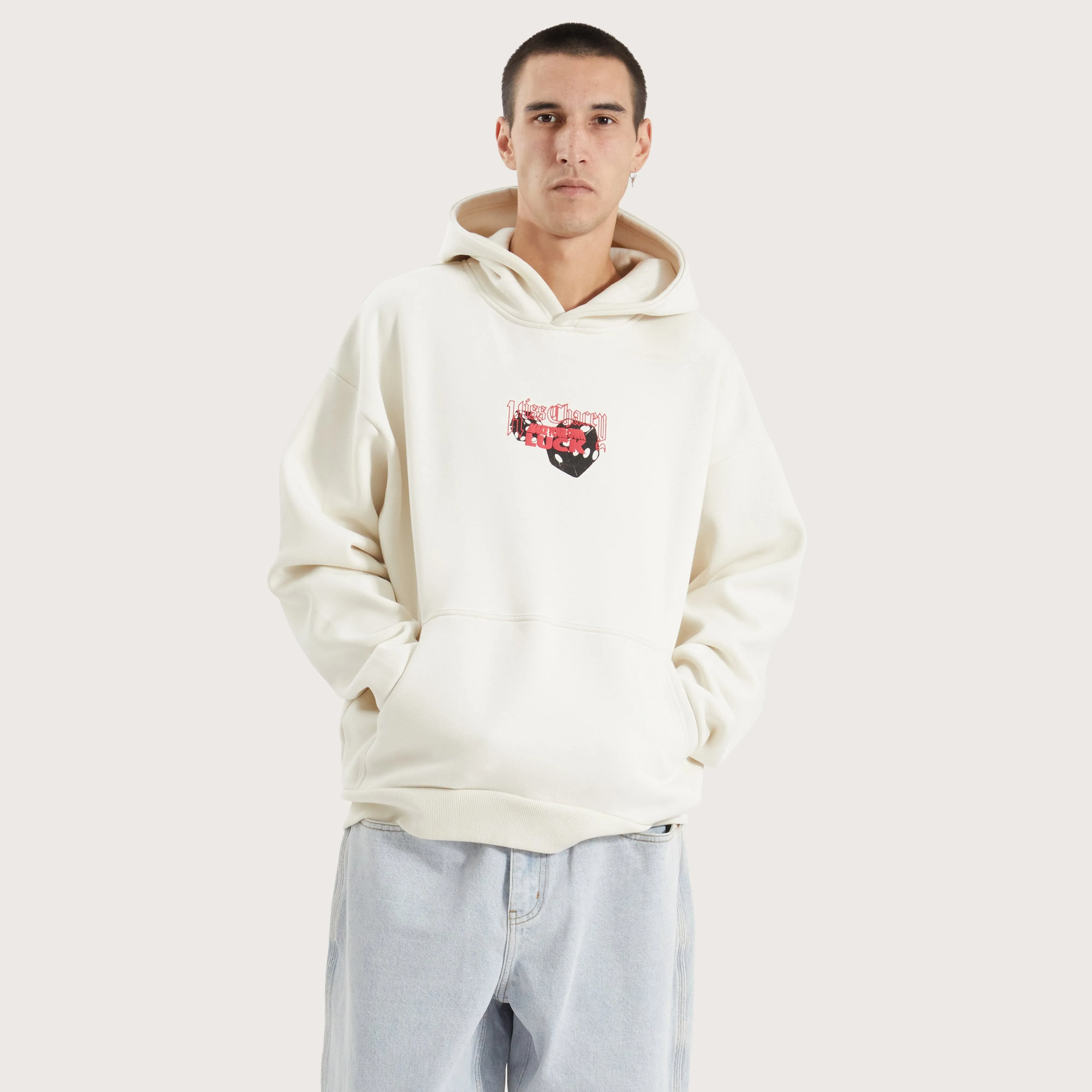 Luck Heavy Oversized Hoodie Tofu