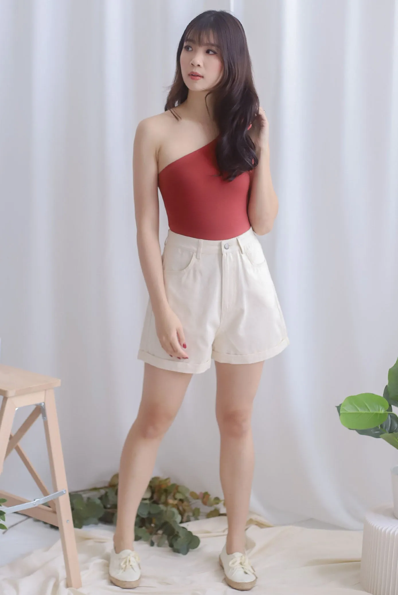 Lula Toga Bodysuit In Rust