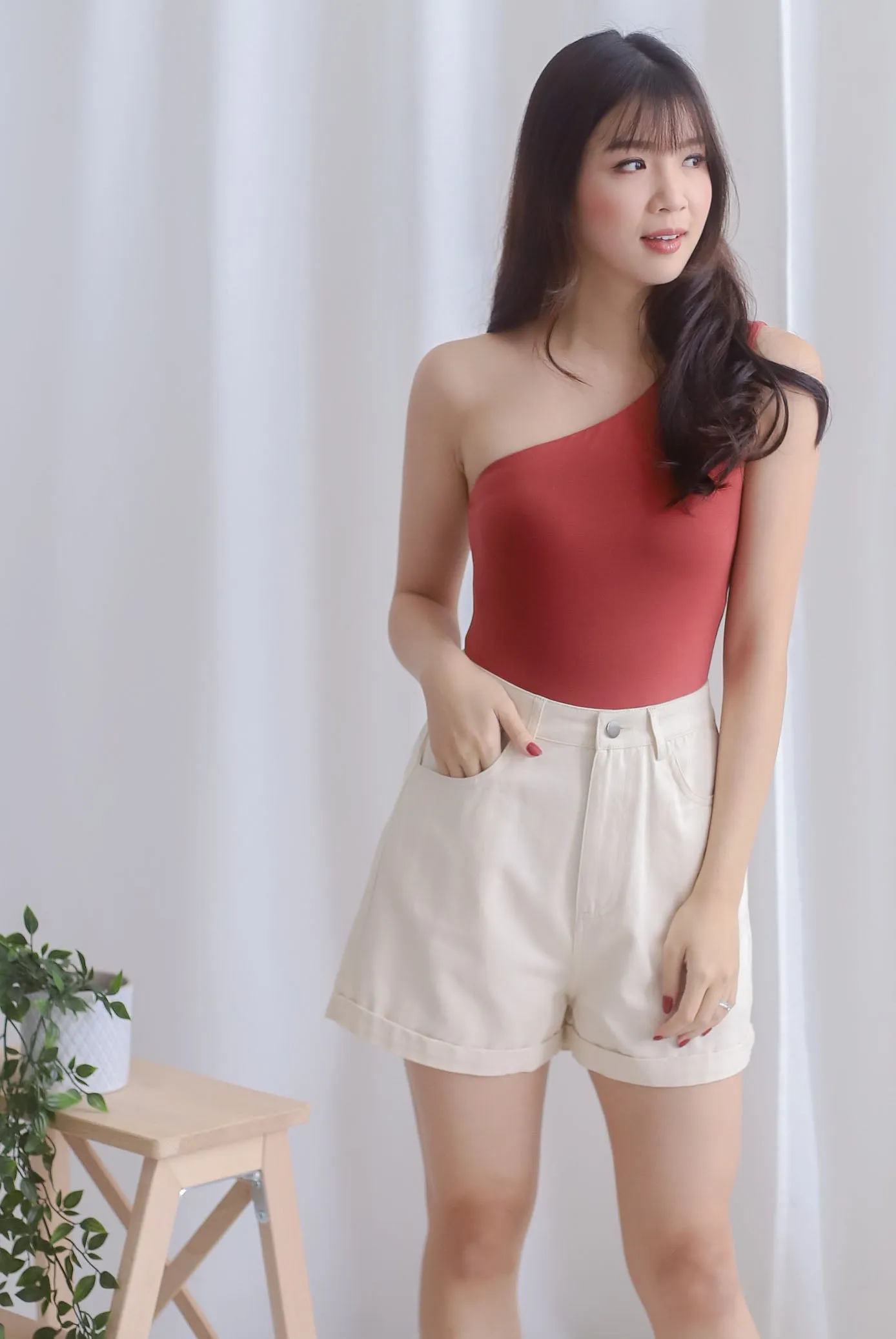 Lula Toga Bodysuit In Rust