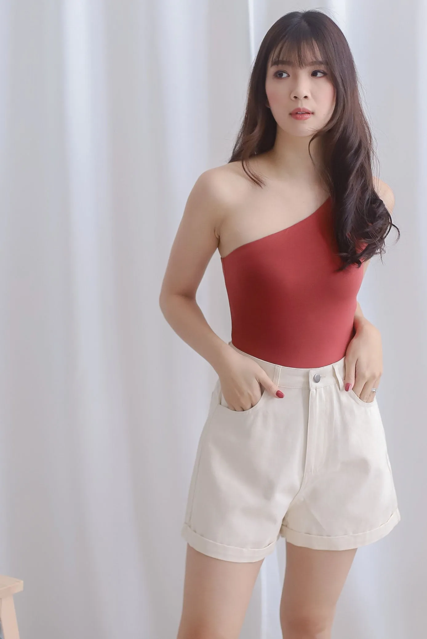 Lula Toga Bodysuit In Rust