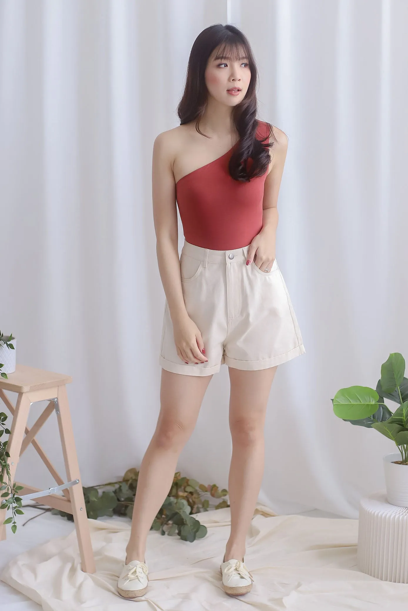 Lula Toga Bodysuit In Rust
