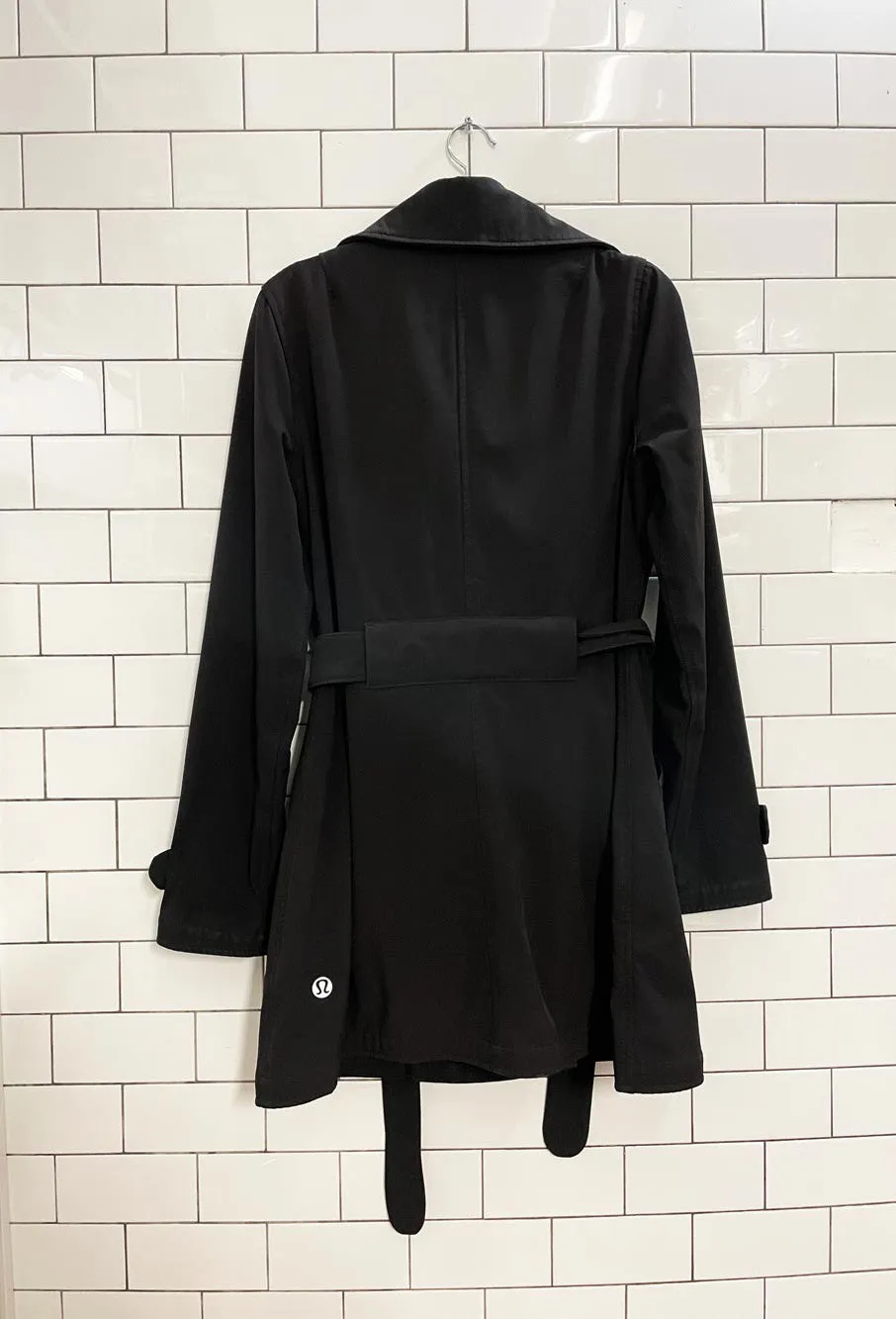 lululemon studio fleece lined trench coat