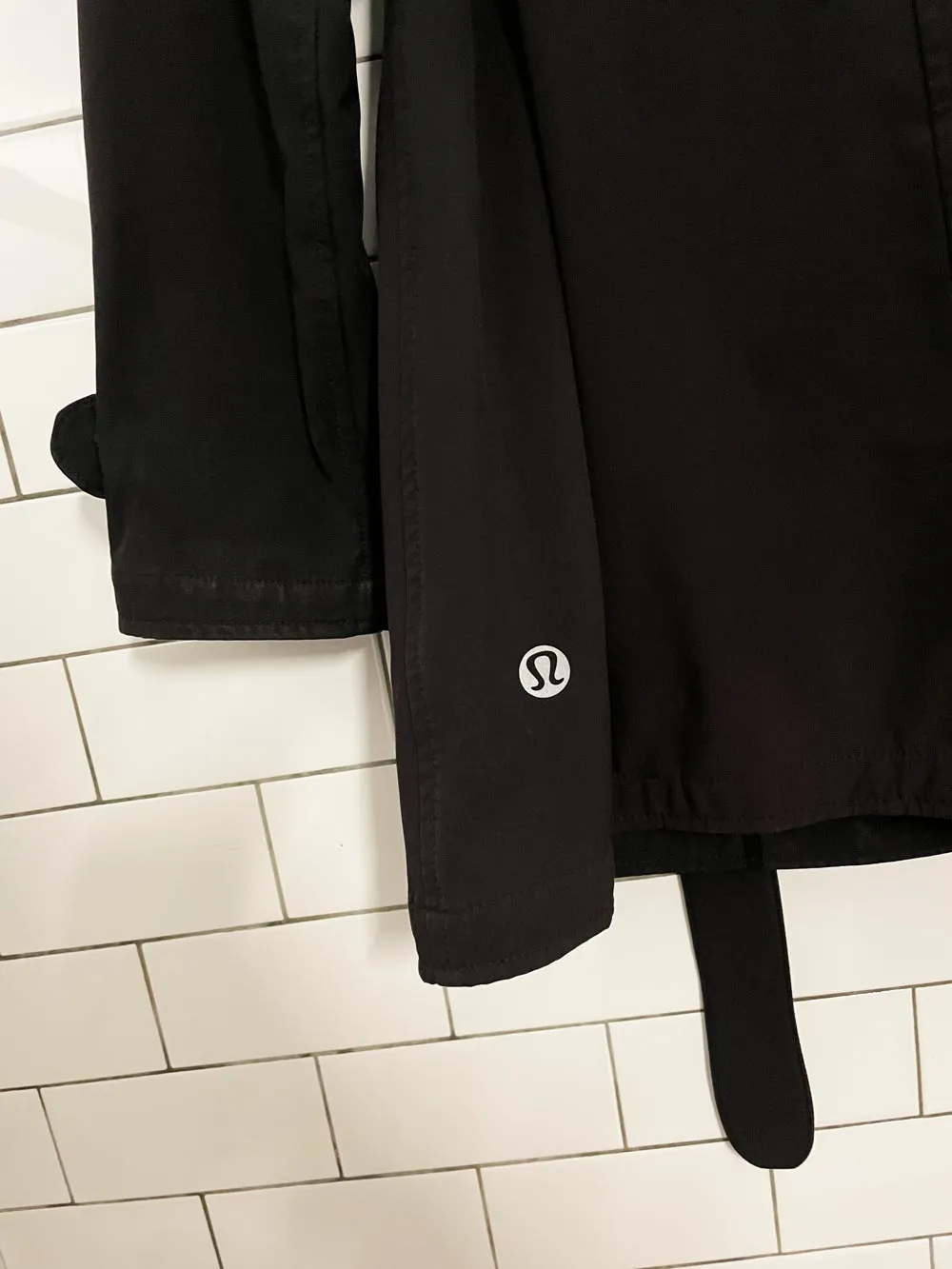 lululemon studio fleece lined trench coat