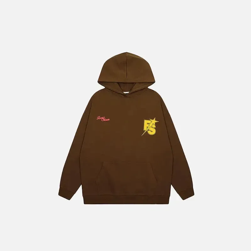Luxury Retro Oversized Hoodie for Y2K Streetwear Lovers