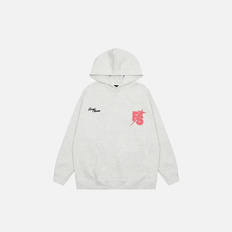 Luxury Retro Oversized Hoodie for Y2K Streetwear Lovers