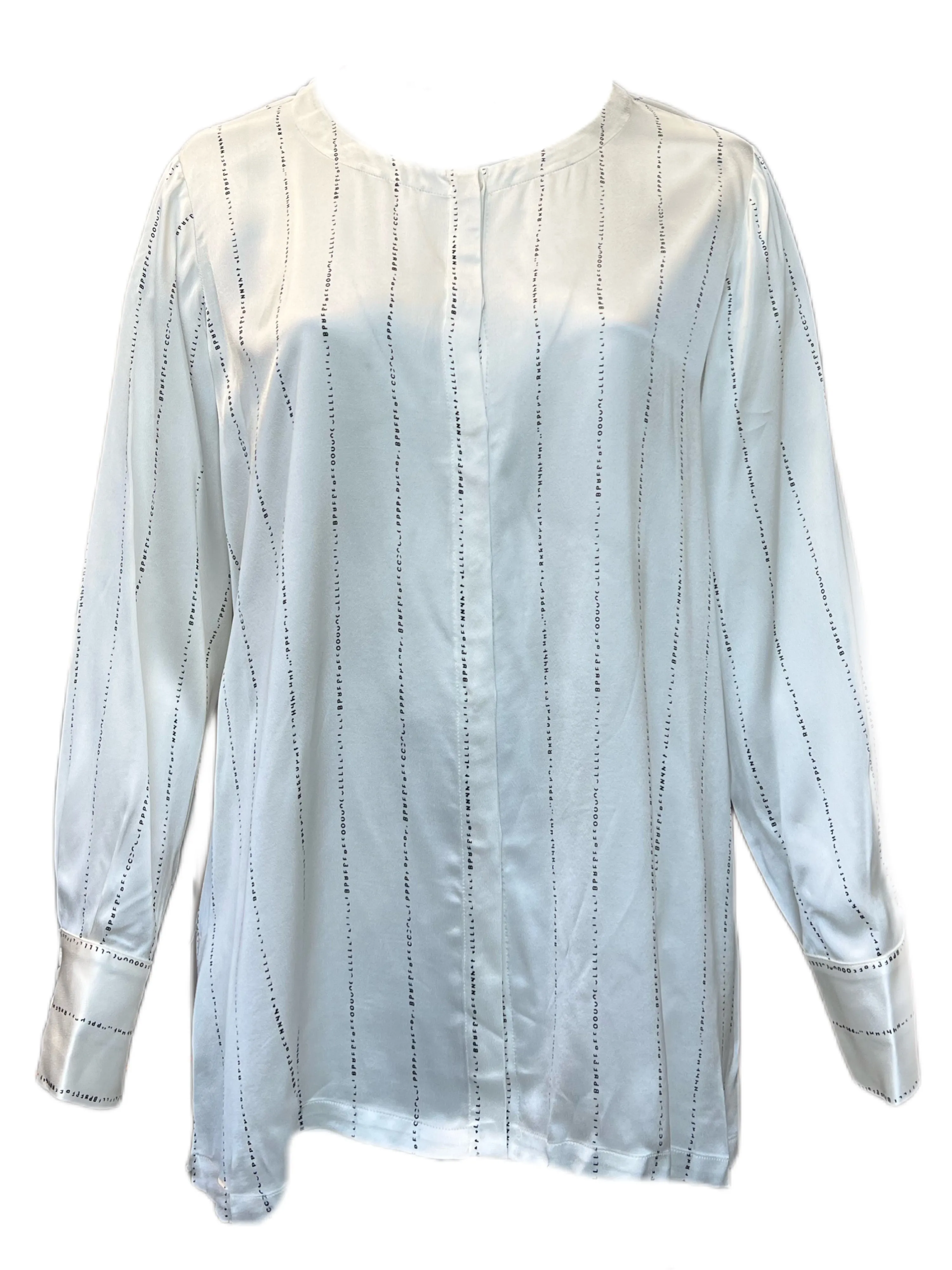 Marina Rinaldi Women's White Berbero Button Down Viscose Shirt NWT