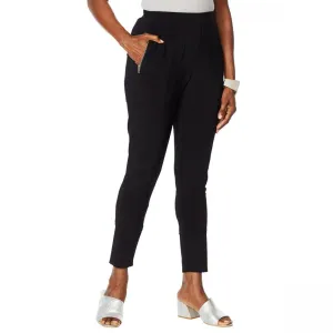 MarlaWynne Women's Matte Jersey Slouched Pants With Pockets