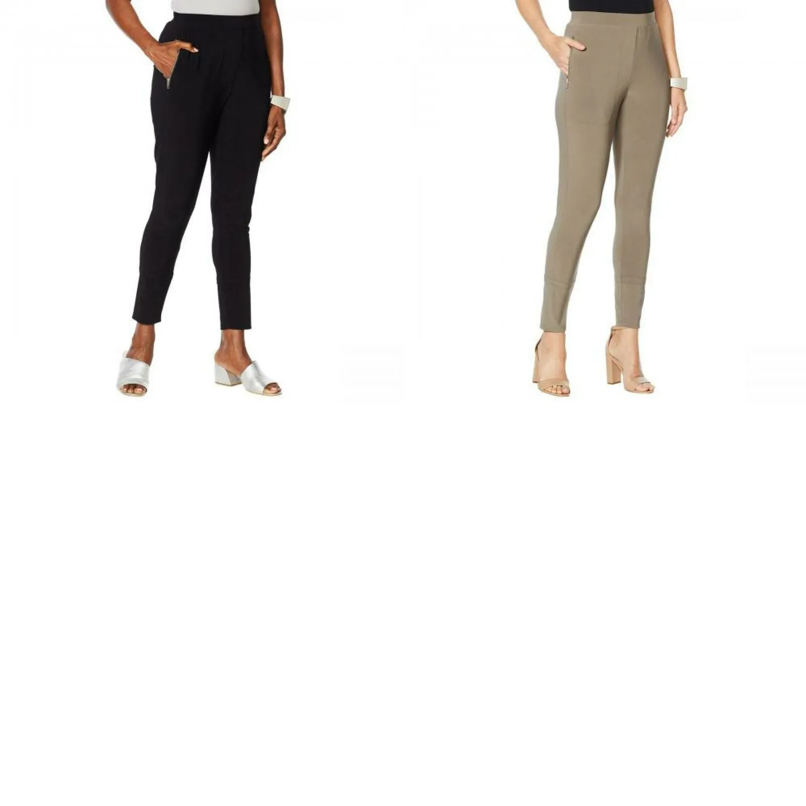 MarlaWynne Women's Matte Jersey Slouched Pants With Pockets