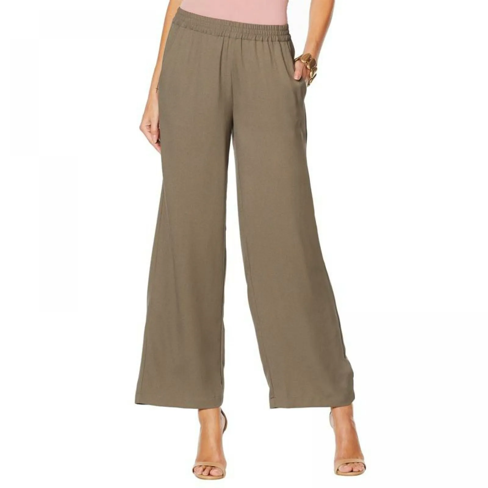 MarlaWynne WynneLayers Women's Crepe Pull On Pants