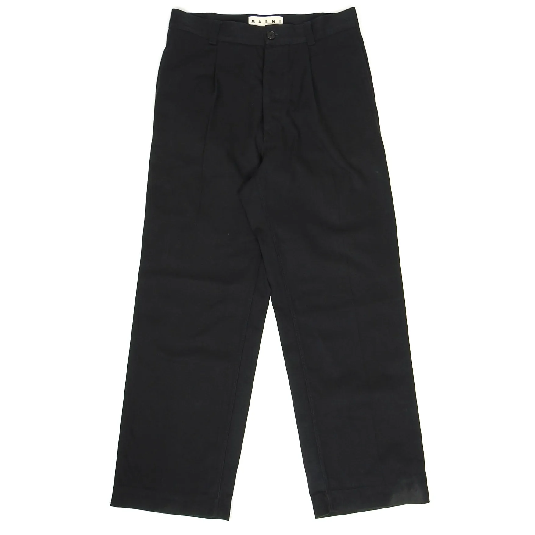 Marni Black Wide Leg Pants Size 48