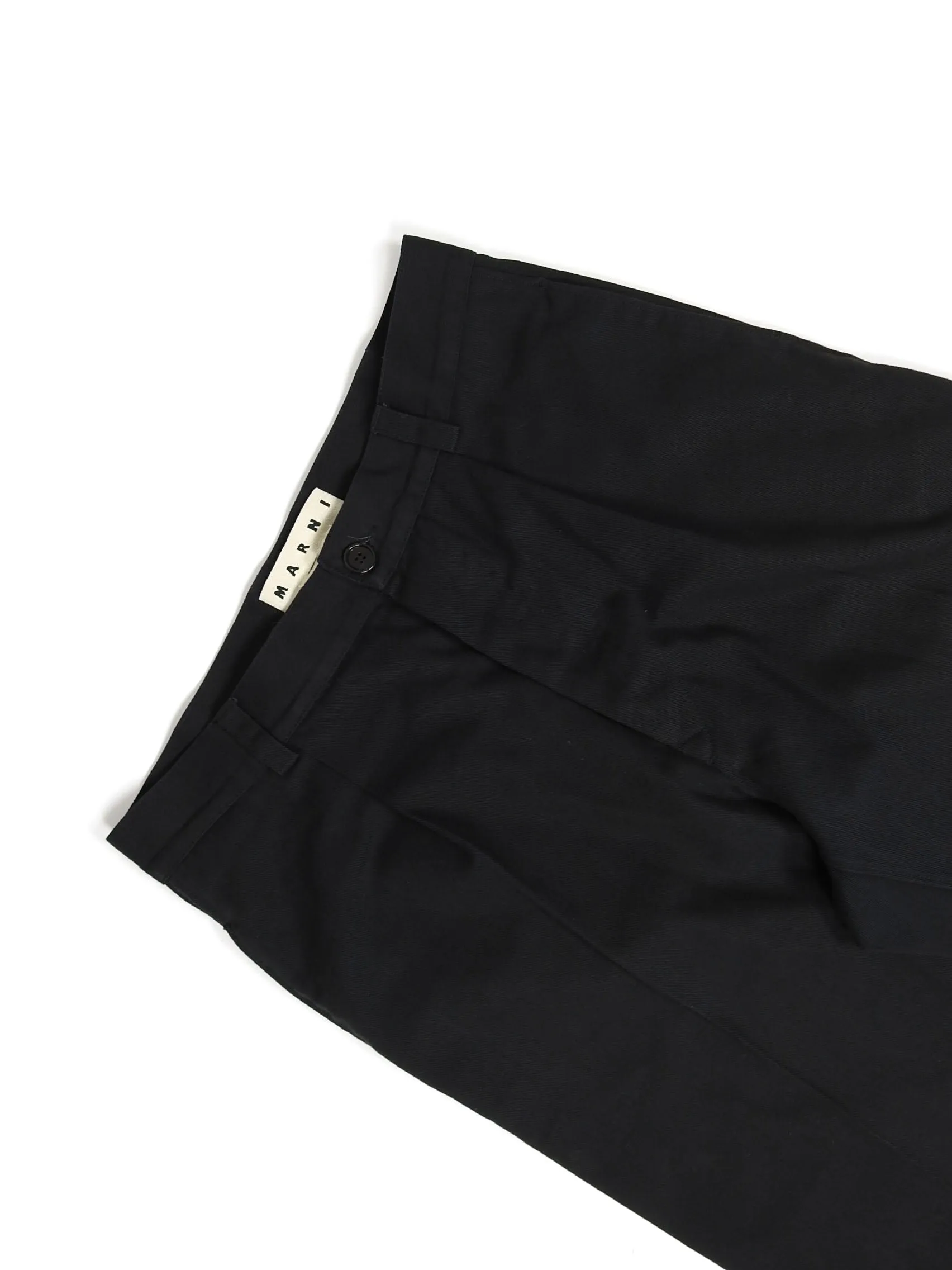 Marni Black Wide Leg Pants Size 48