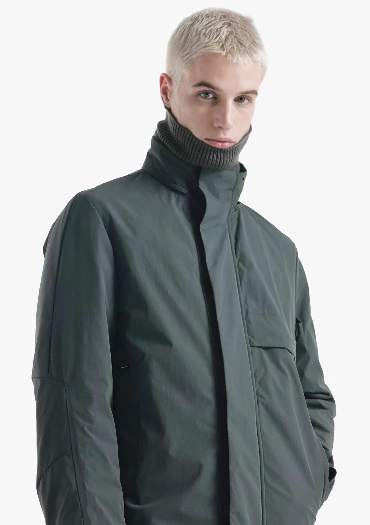 MASARU Removable Hood Trench Coat Qm484