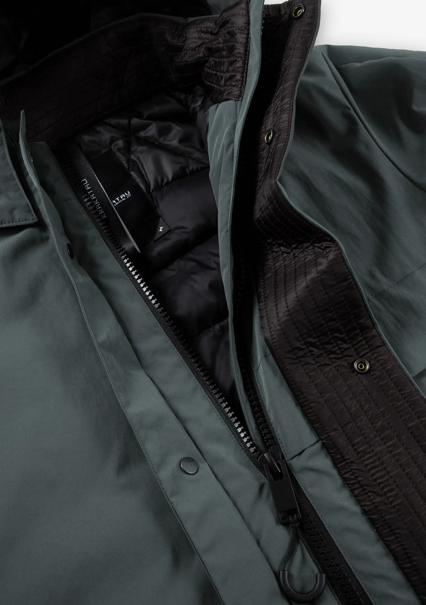 MASARU Removable Hood Trench Coat Qm484