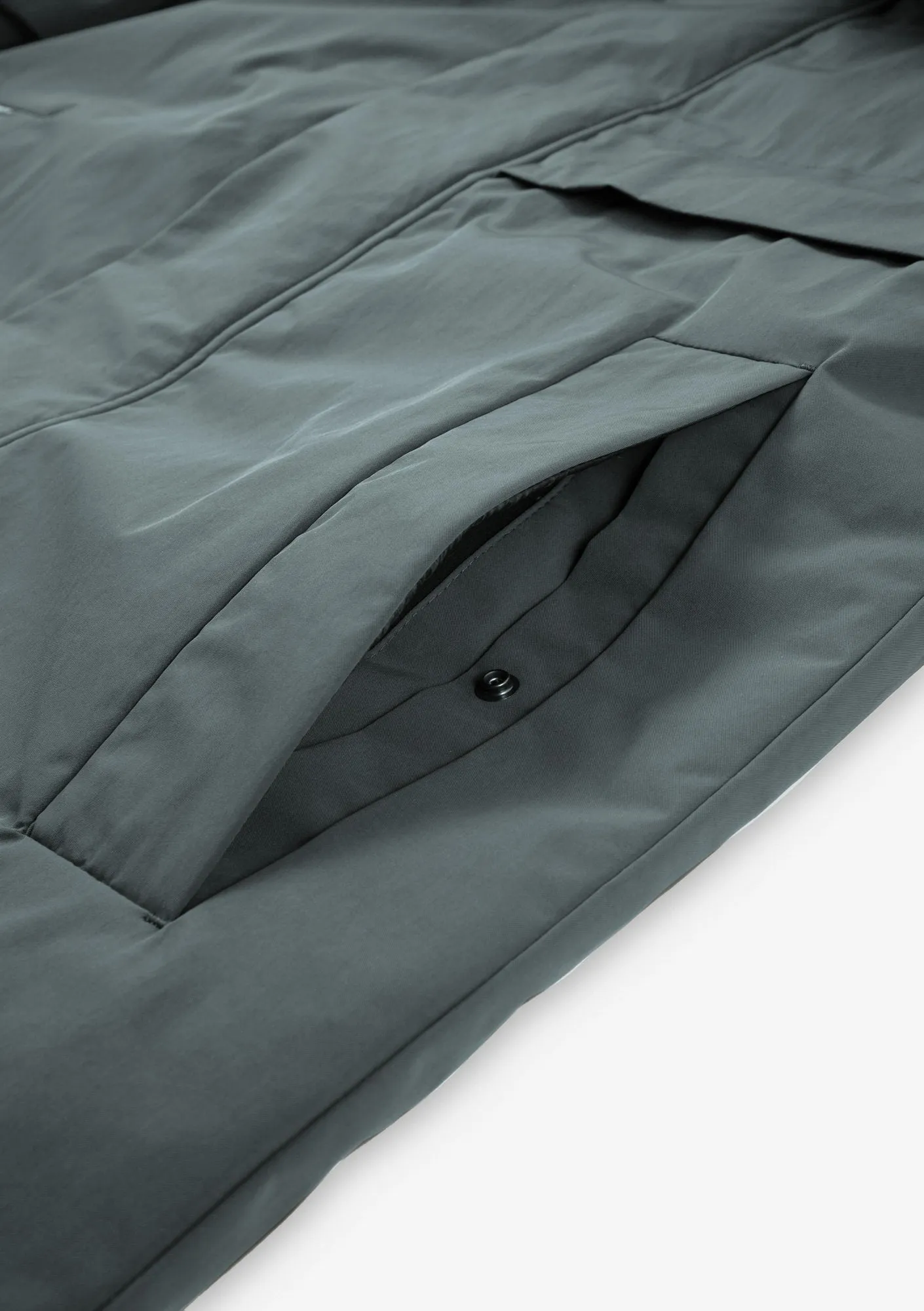 MASARU Removable Hood Trench Coat Qm484