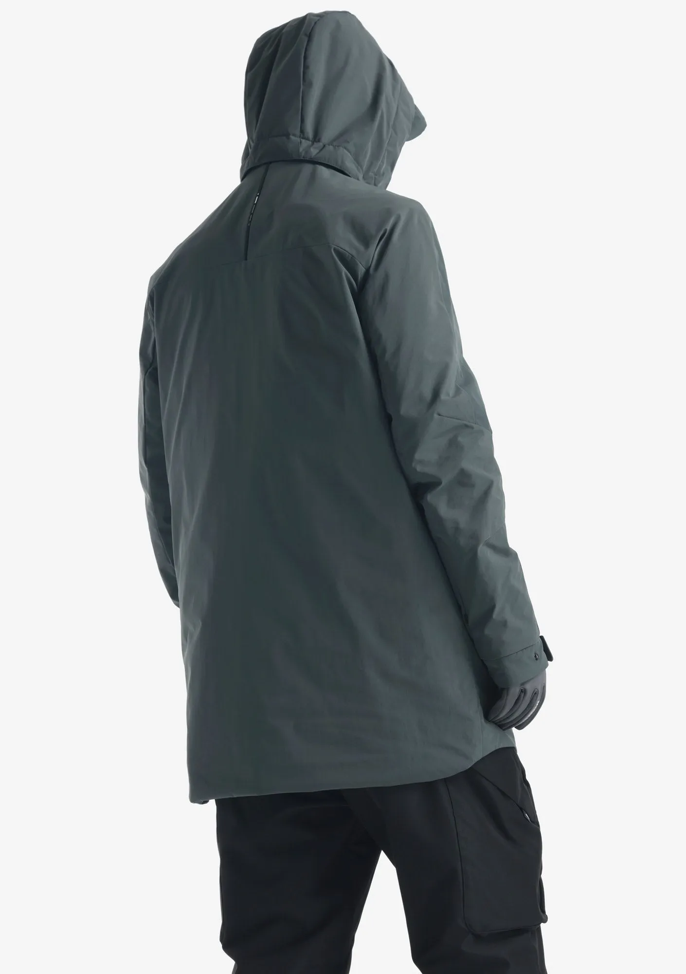 MASARU Removable Hood Trench Coat Qm484