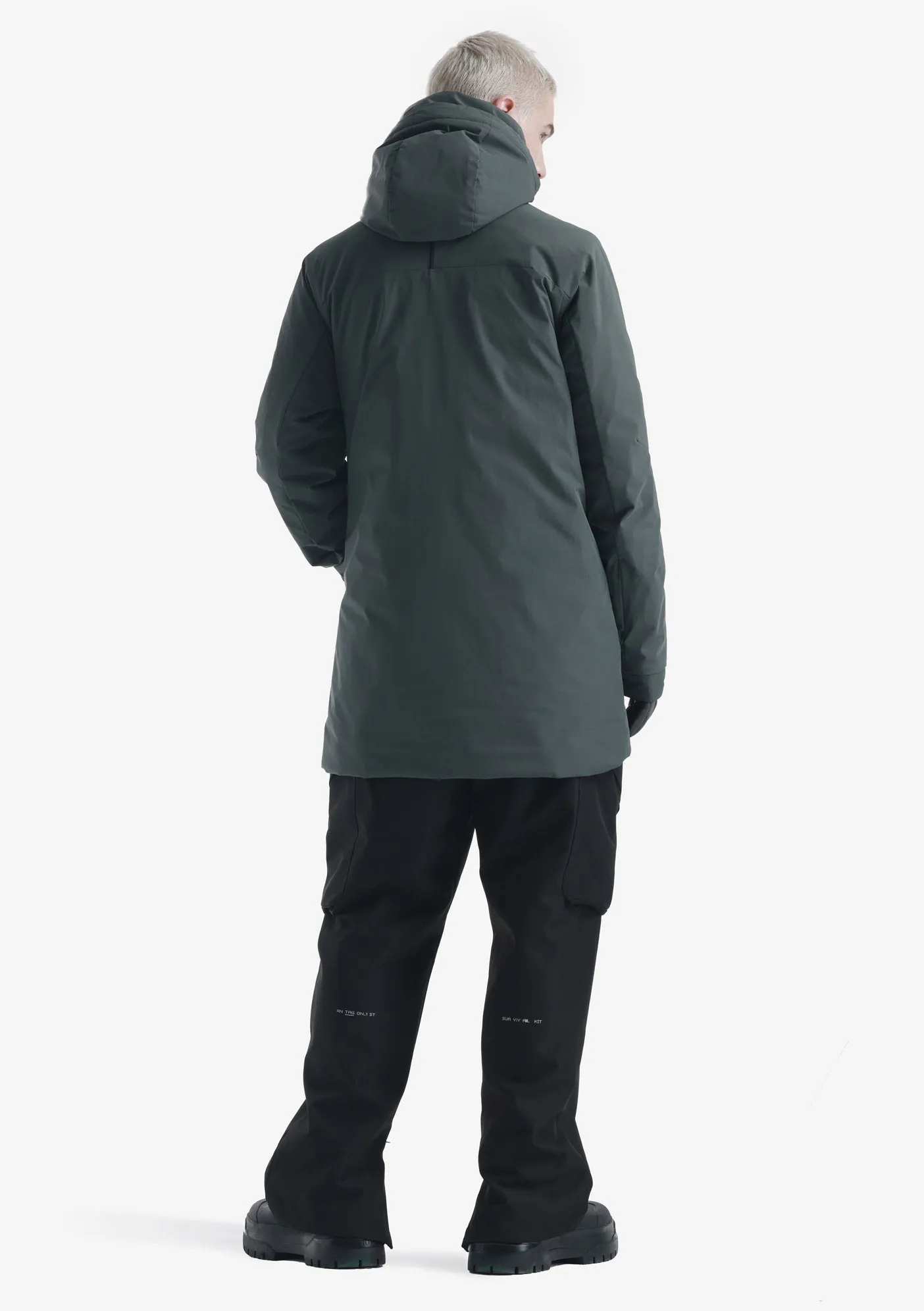 MASARU Removable Hood Trench Coat Qm484