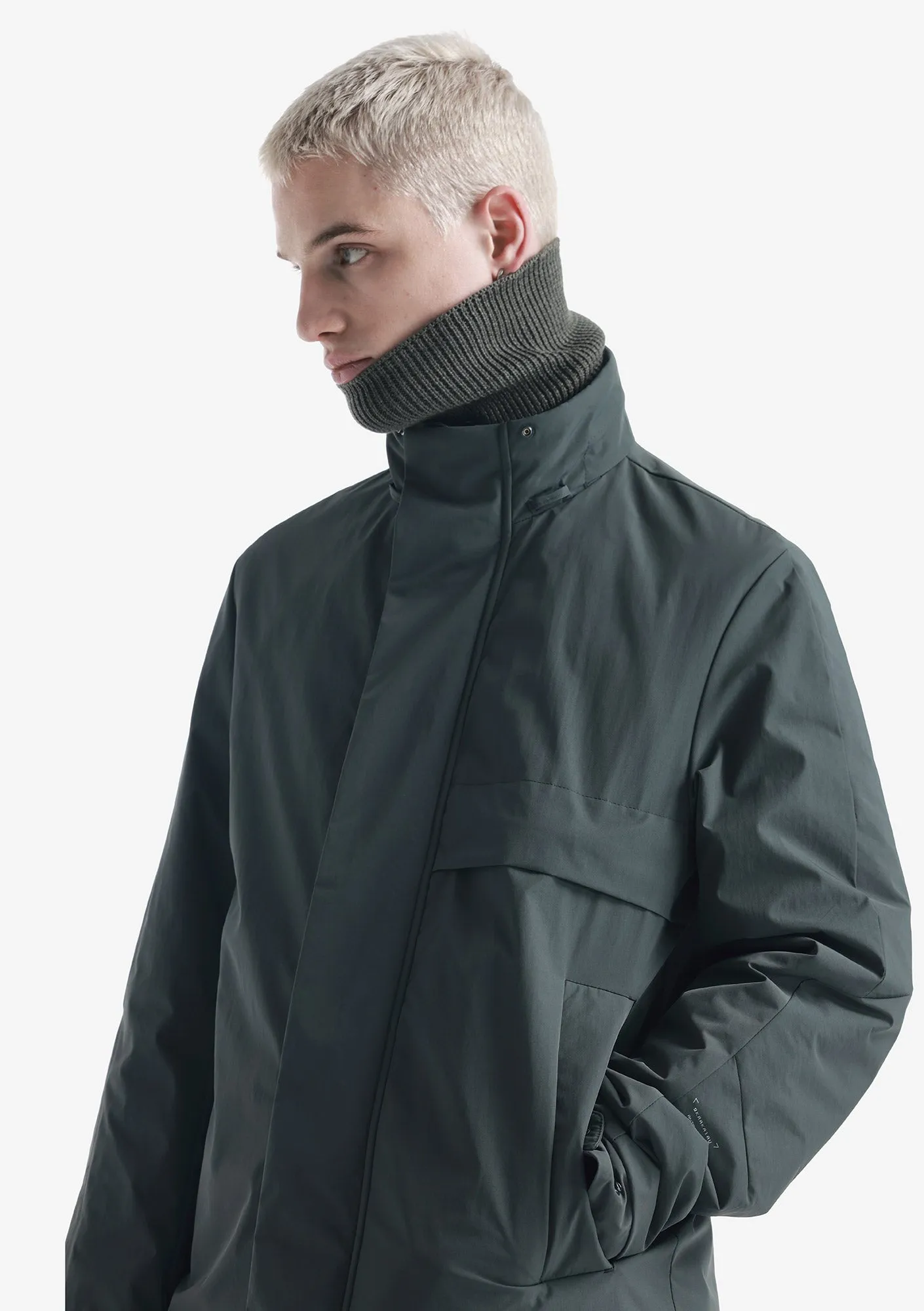 MASARU Removable Hood Trench Coat Qm484
