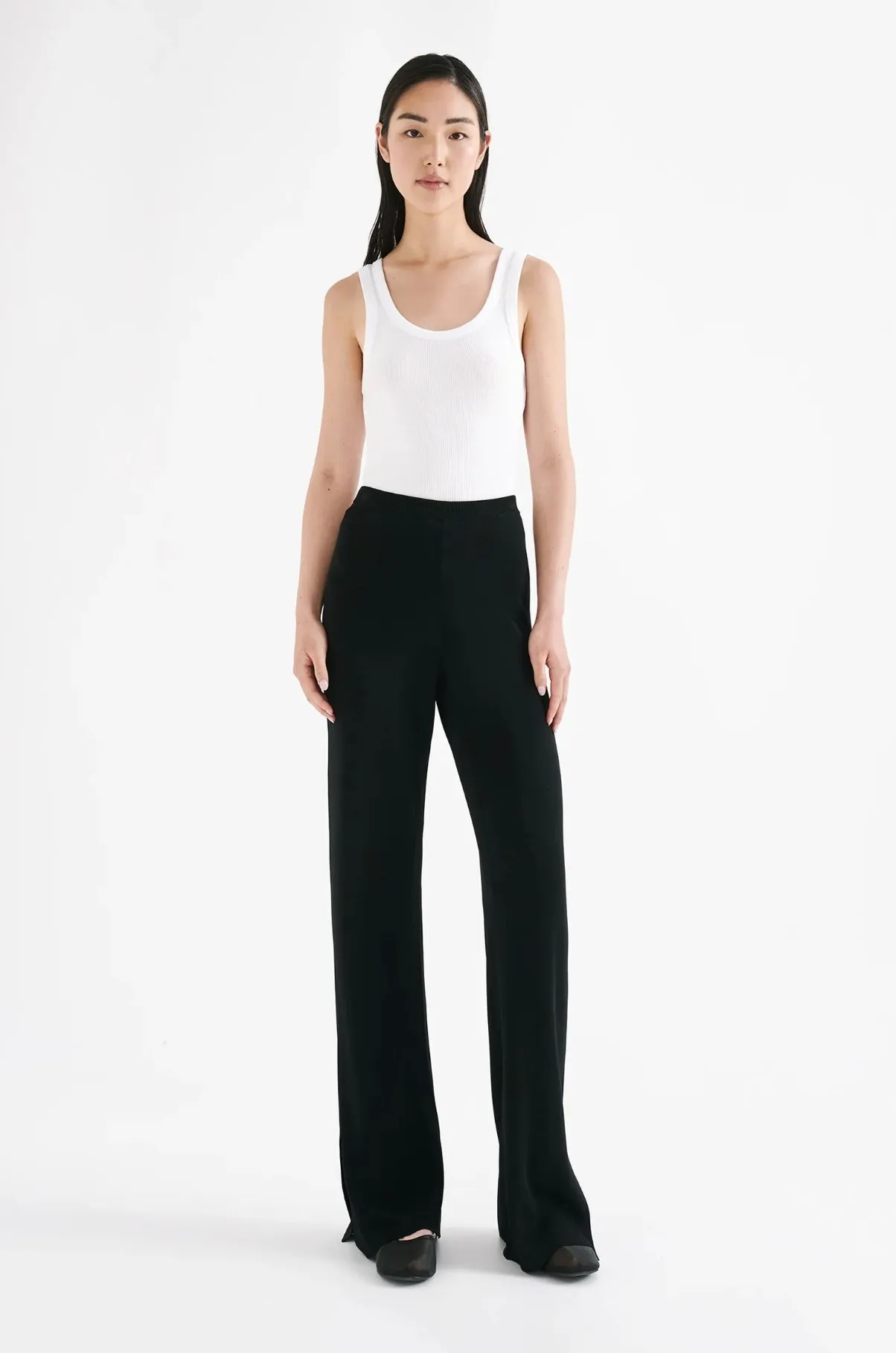 Mason Knit Pant BLACK