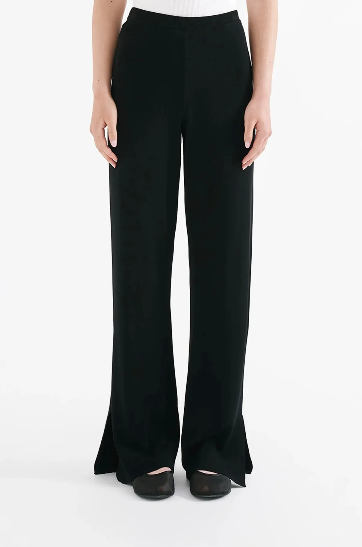 Mason Knit Pant BLACK
