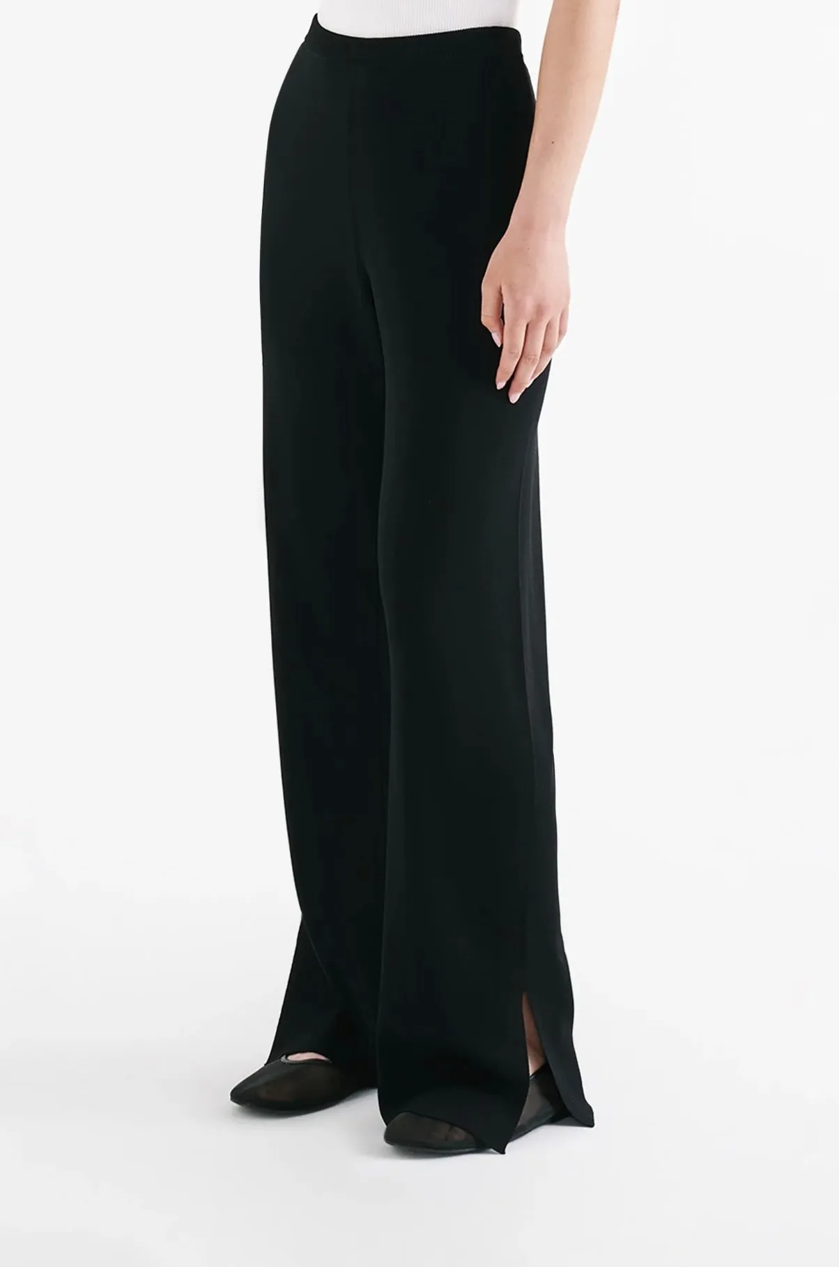 Mason Knit Pant BLACK
