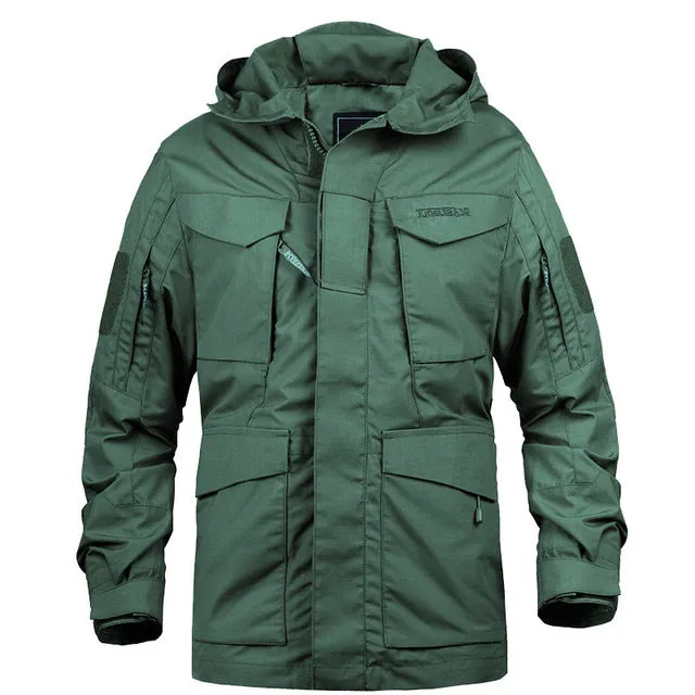 Mege Brand Men Tactical Clothing US Army M65 Military Field Jacket Trench Coats Hoodie Casaco Masculino Windbreaker Men Autumn