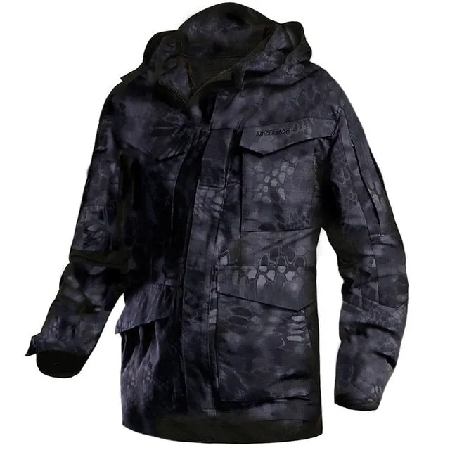 Mege Brand Men Tactical Clothing US Army M65 Military Field Jacket Trench Coats Hoodie Casaco Masculino Windbreaker Men Autumn