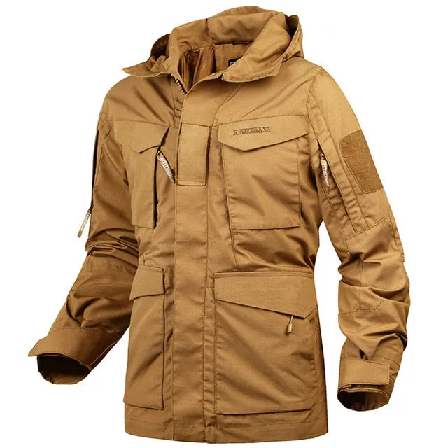 Mege Brand Men Tactical Clothing US Army M65 Military Field Jacket Trench Coats Hoodie Casaco Masculino Windbreaker Men Autumn