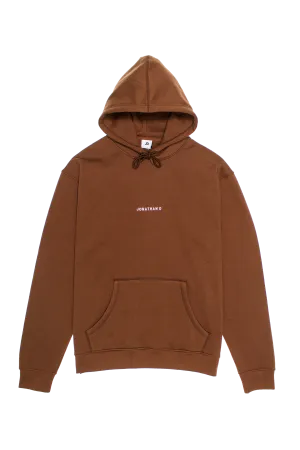 Men's Drake Oversized Hooded Pullover - Chocolate