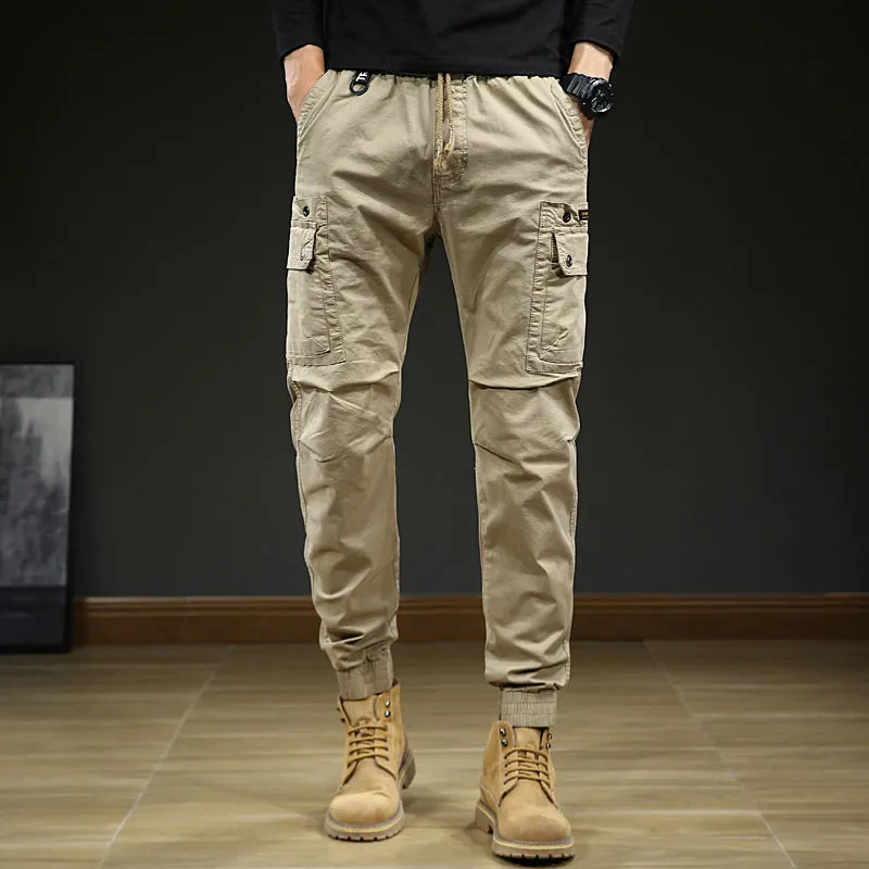 Men's Fashion Casual Multi-Pocket Tapered Sweatpants（50% OFF）