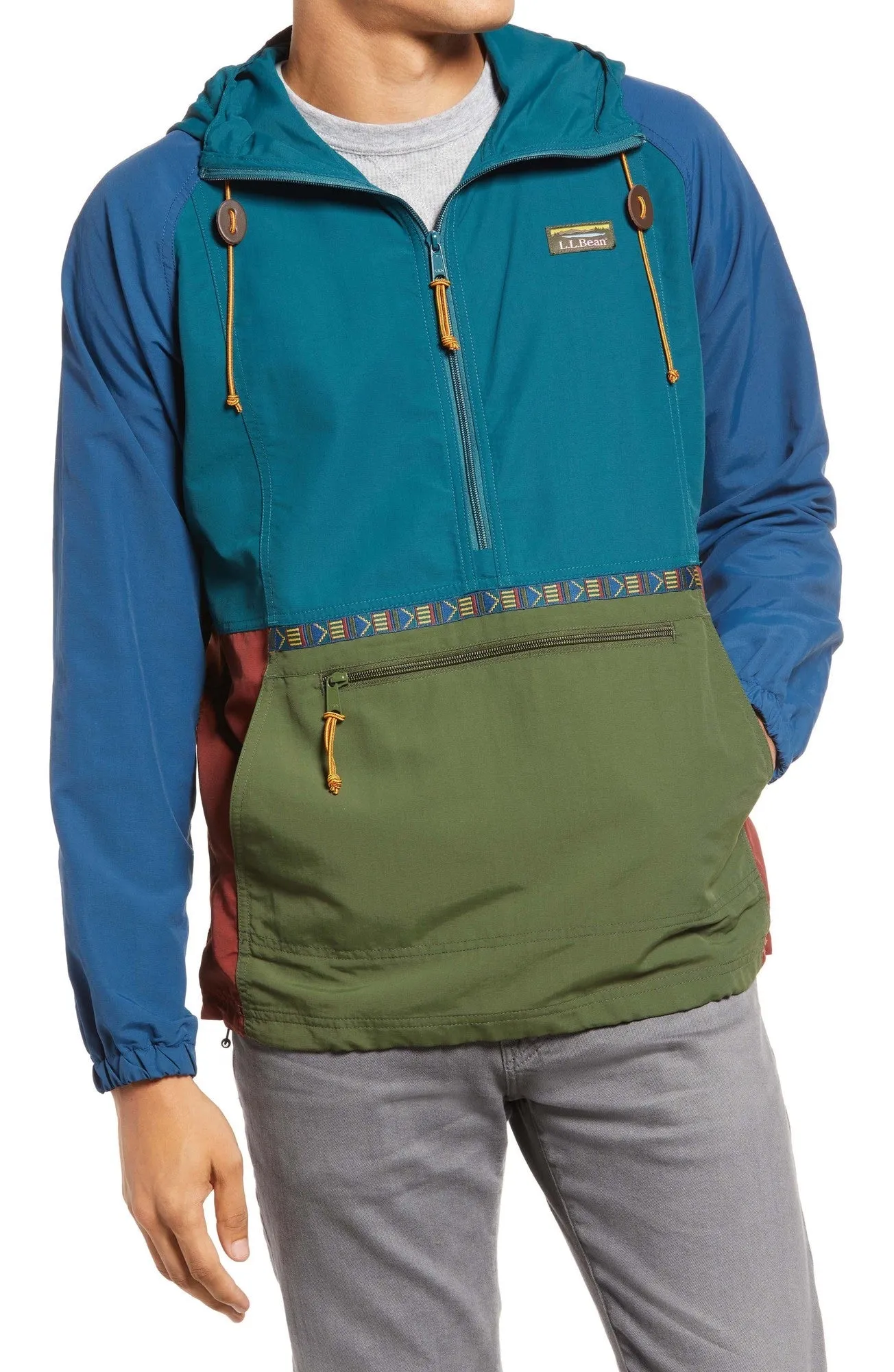 Men's Mountain Classic Anorak, Multi-Color