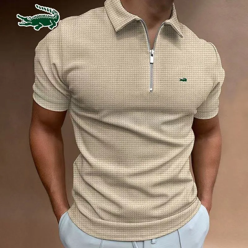Men's Polo Shirt Fashion Stripe Short Sleeve