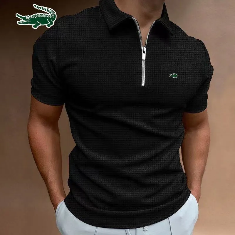 Men's Polo Shirt Fashion Stripe Short Sleeve