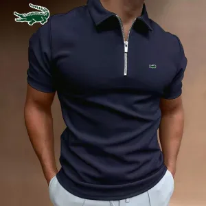 Men's Polo Shirt Fashion Stripe Short Sleeve