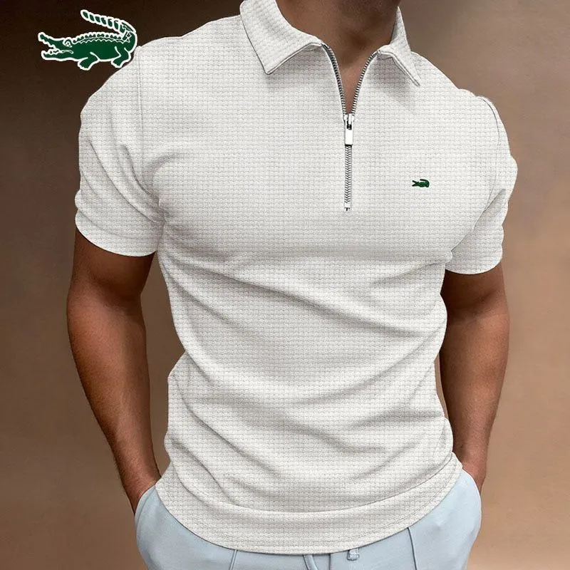 Men's Polo Shirt Fashion Stripe Short Sleeve