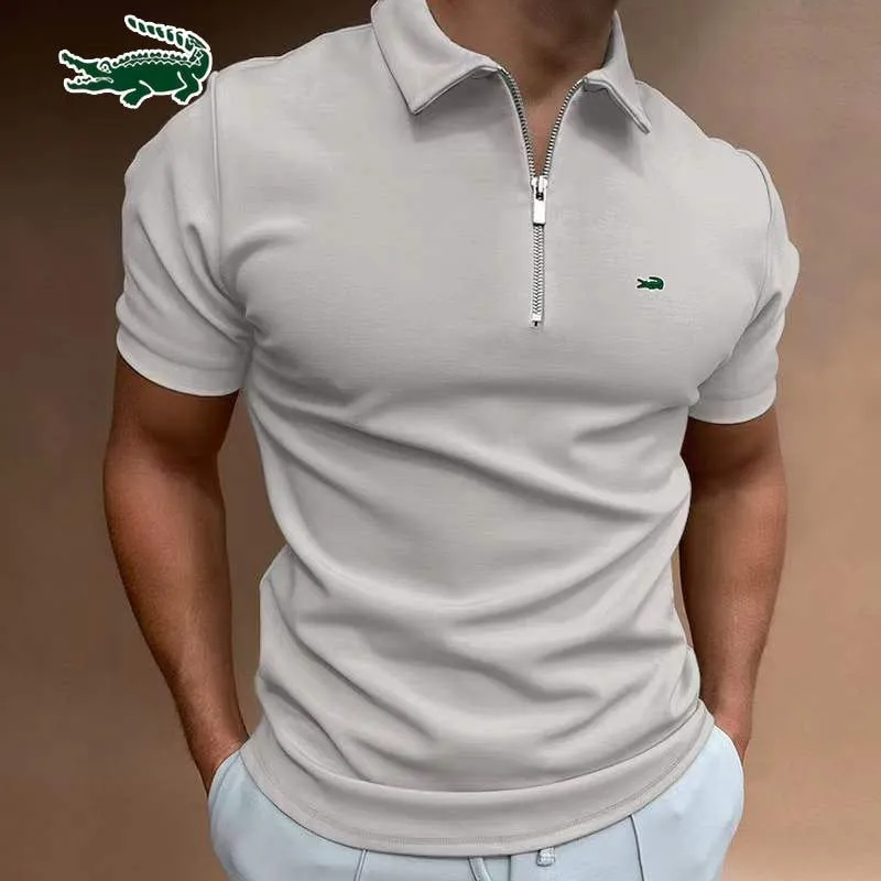 Men's Polo Shirt Fashion Stripe Short Sleeve