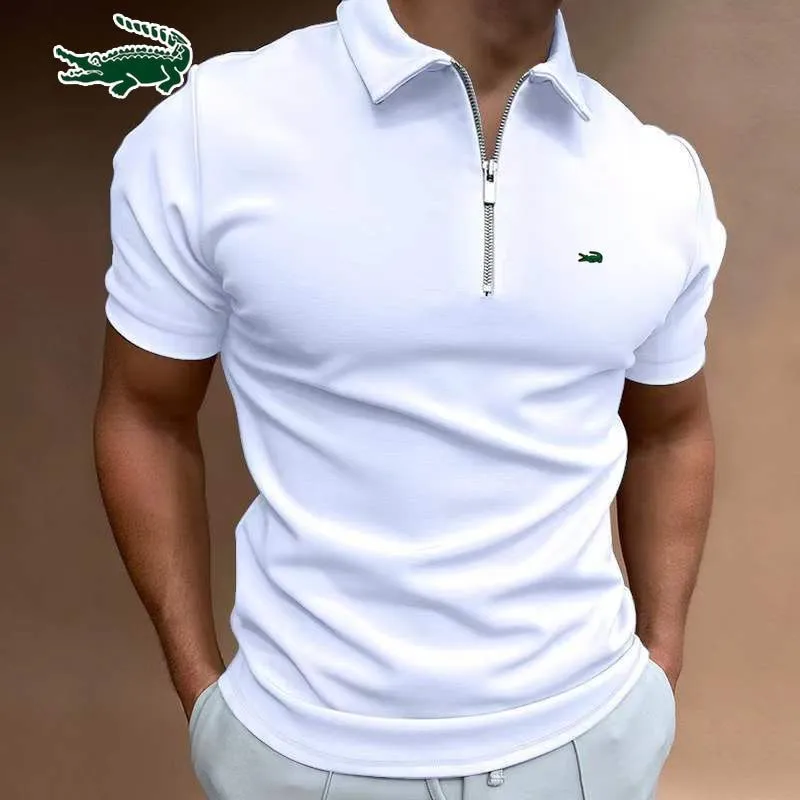 Men's Polo Shirt Fashion Stripe Short Sleeve