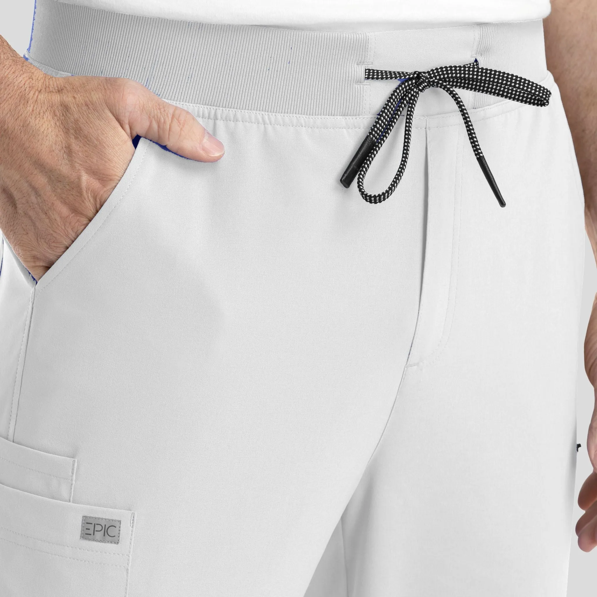 Men's Tapered Leg Pant | White